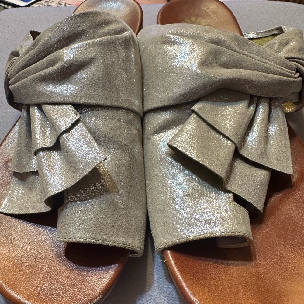 Gold Yellow Box sandals